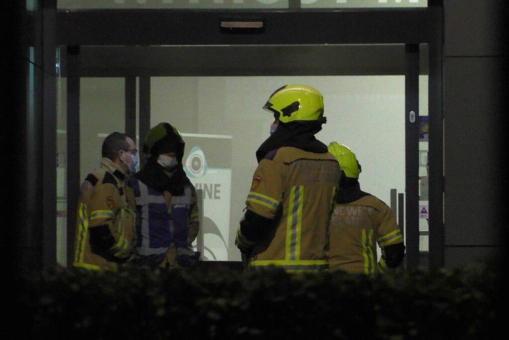 Winkelpand vol mist door inbraakalarm