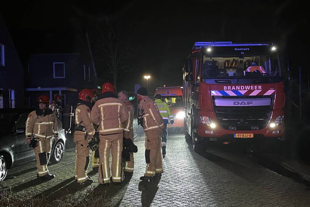 Veel rook bij brand in garagebox