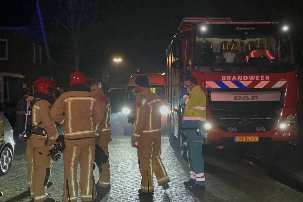Veel rook bij brand in garagebox