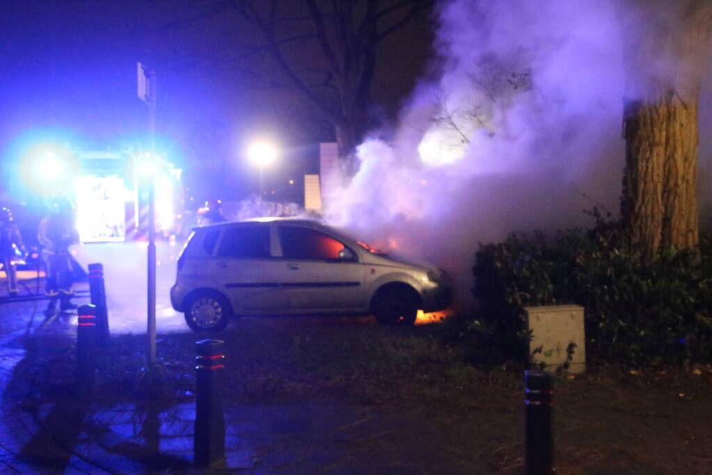Meerdere auto's verwoest door brand