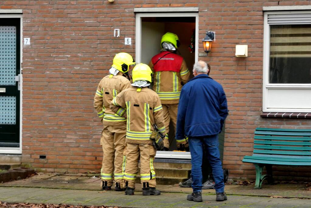 Straat afgezet na gaslekkage