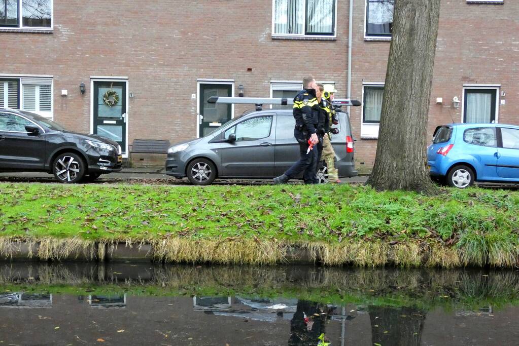 Straat afgezet na gaslekkage