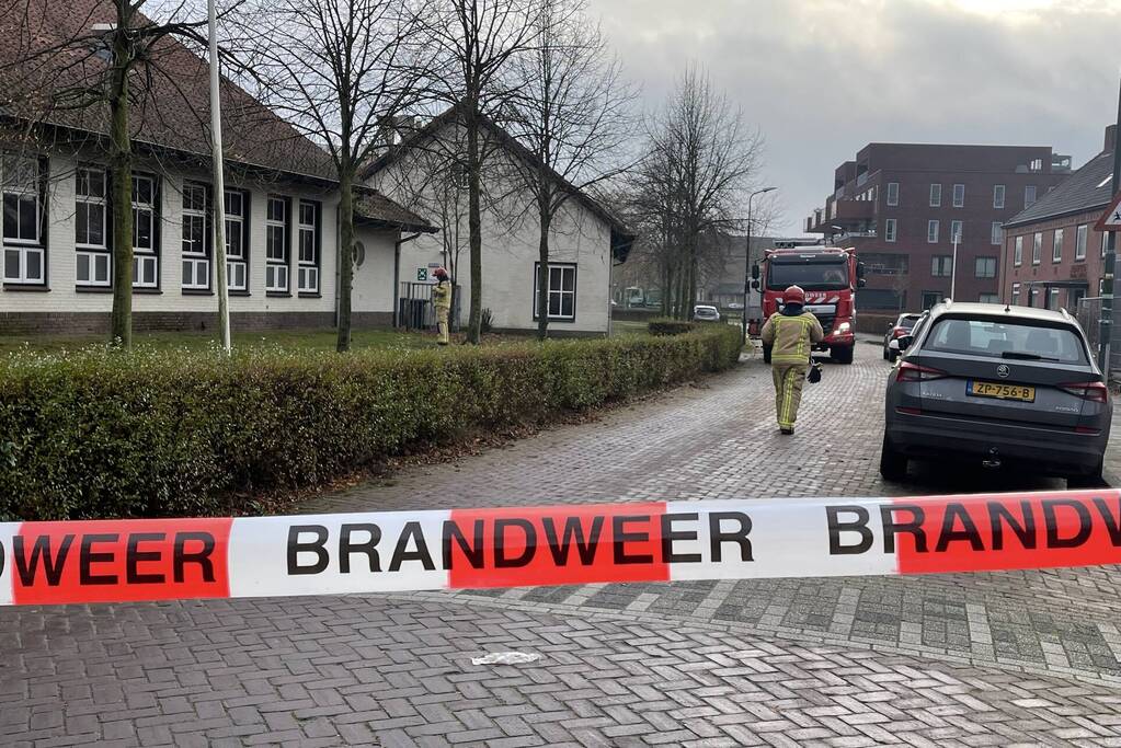 Gaslek in voormalig schoolcomplex Commandorij College
