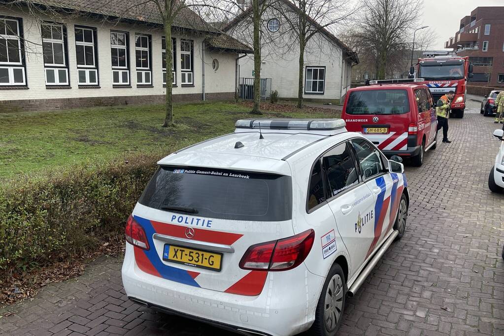 Gaslek in voormalig schoolcomplex Commandorij College