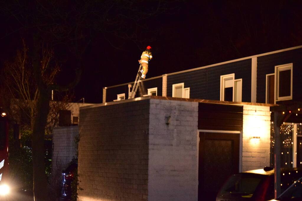 Rookontwikkeling van palletkachel zorgt voor paniek