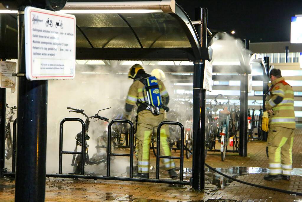 Deelscooter van Go-Sharing opnieuw uitgebrand