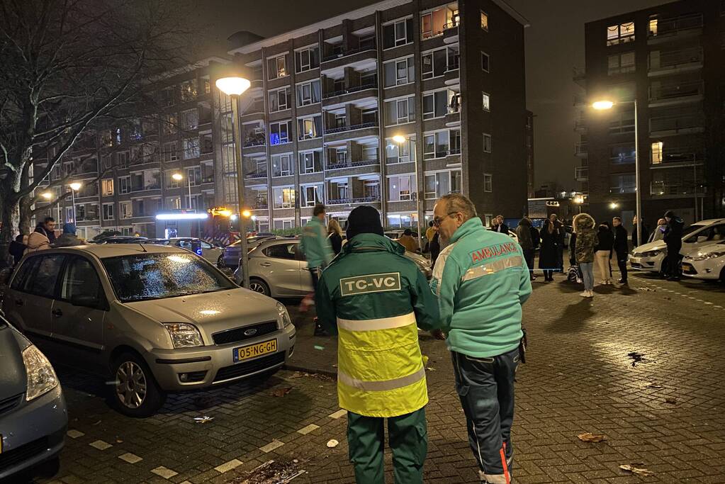Kind gewond bij grote brand in flat