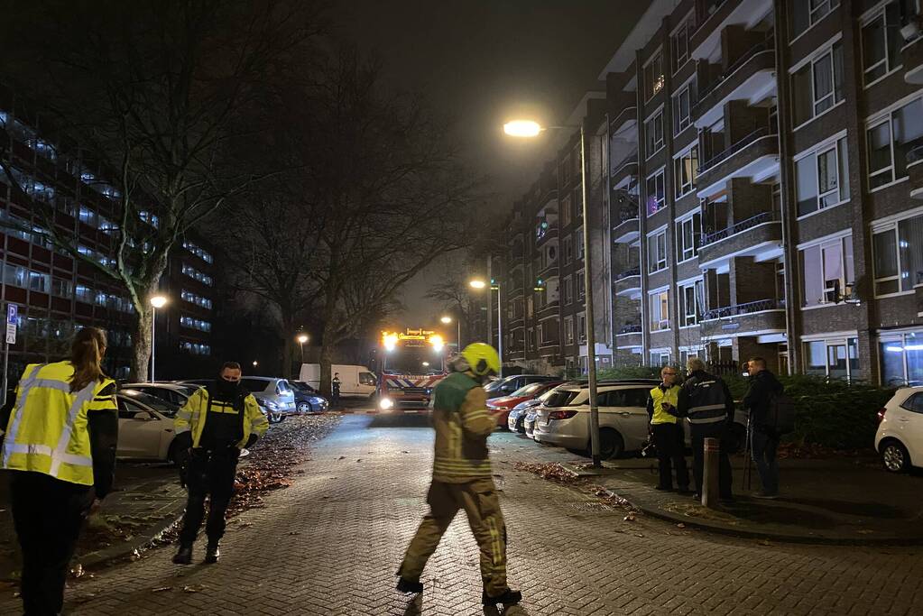 Kind gewond bij grote brand in flat