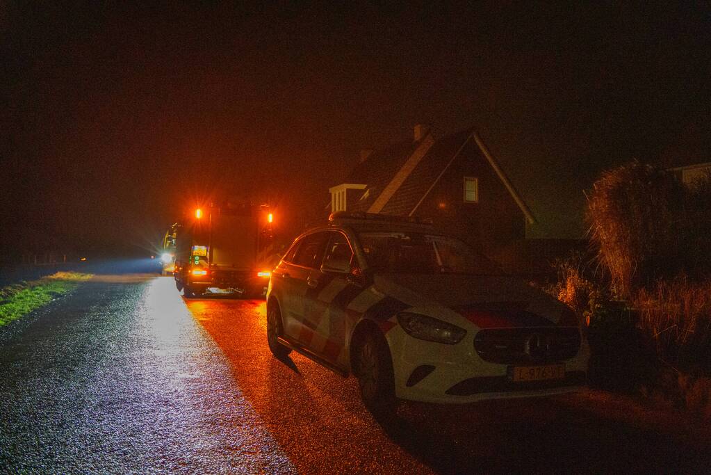 Hulpdiensten aanwezig voor metingen