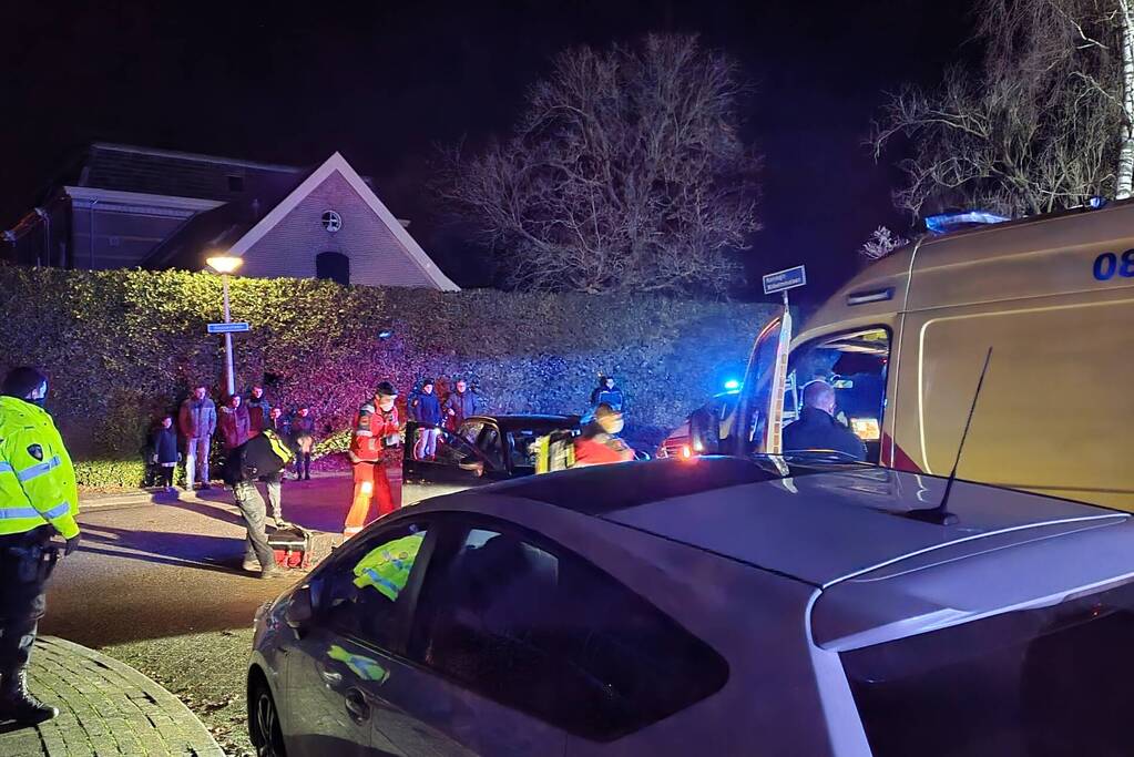 Beneden verdieping van woning volledig uitgebrand