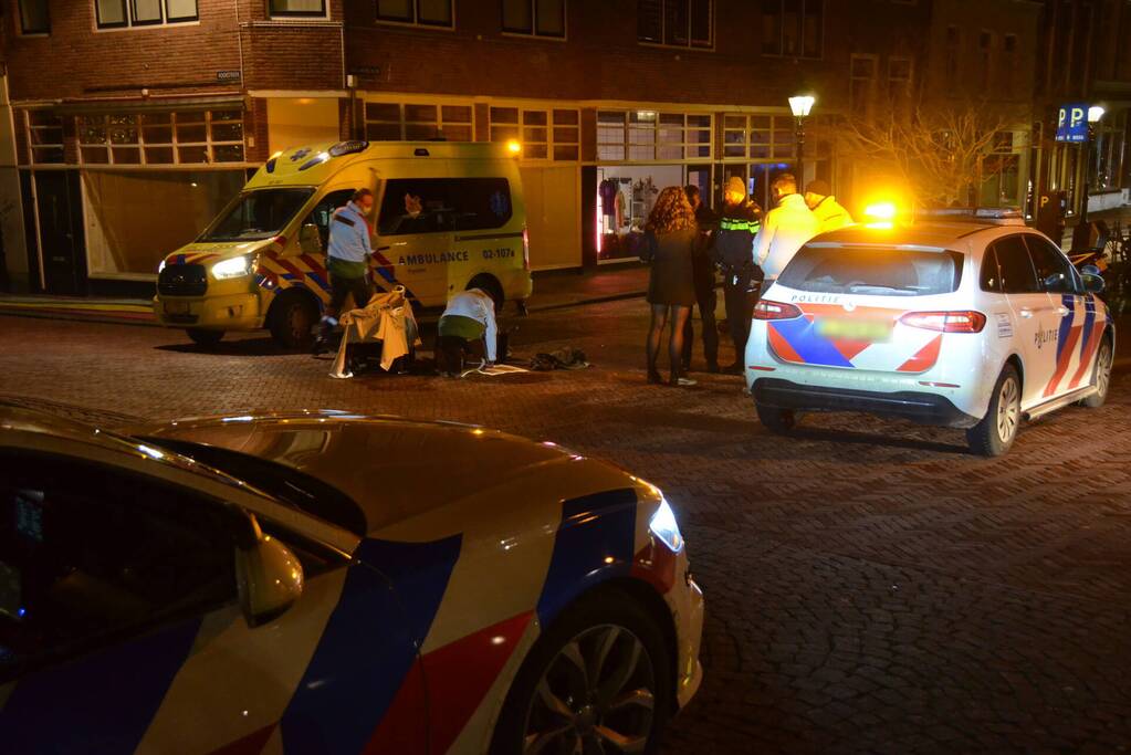 Scooterrijdster gewond na ongeval