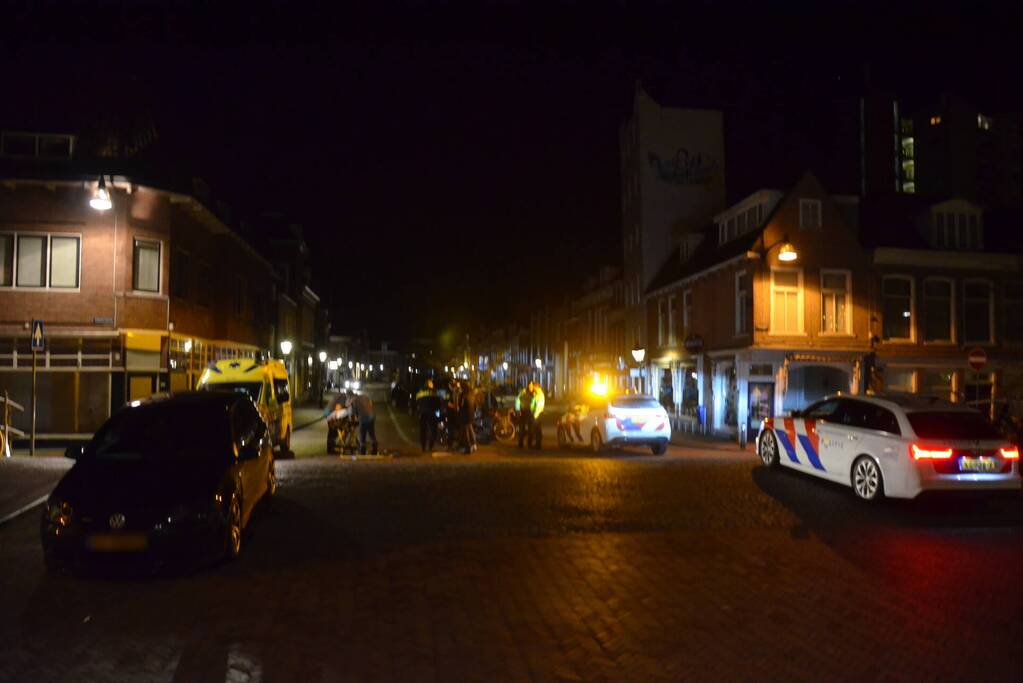 Scooterrijdster gewond na ongeval