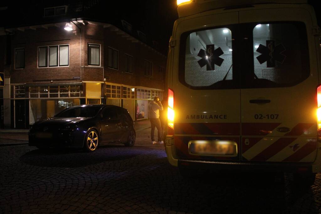 Scooterrijdster gewond na ongeval