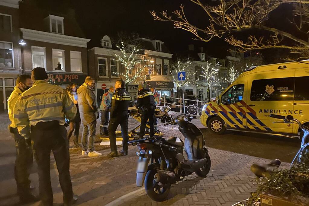 Scooterrijdster gewond na ongeval