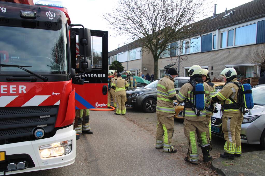 Brand in schoorsteen