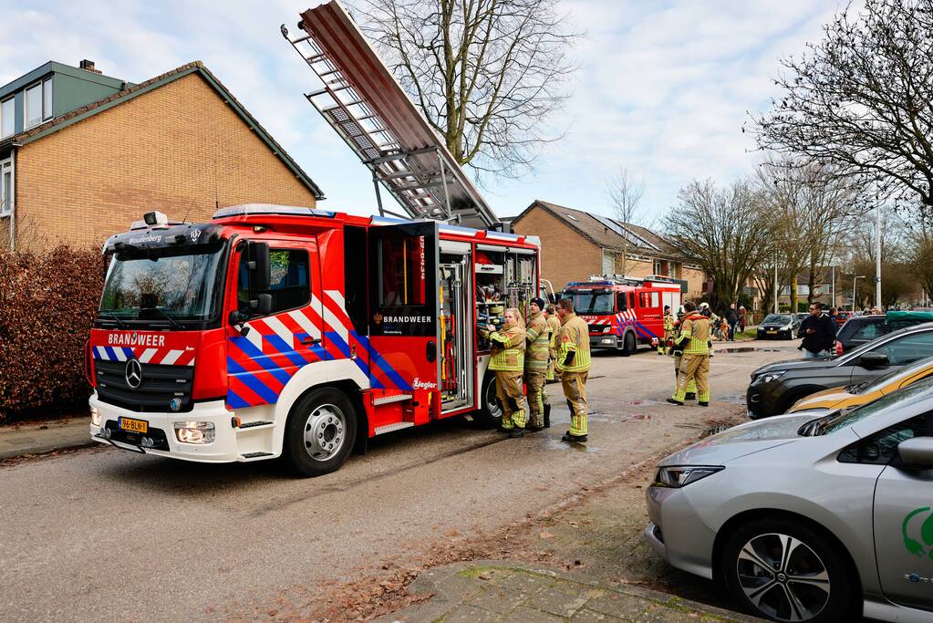 Brand in schoorsteen