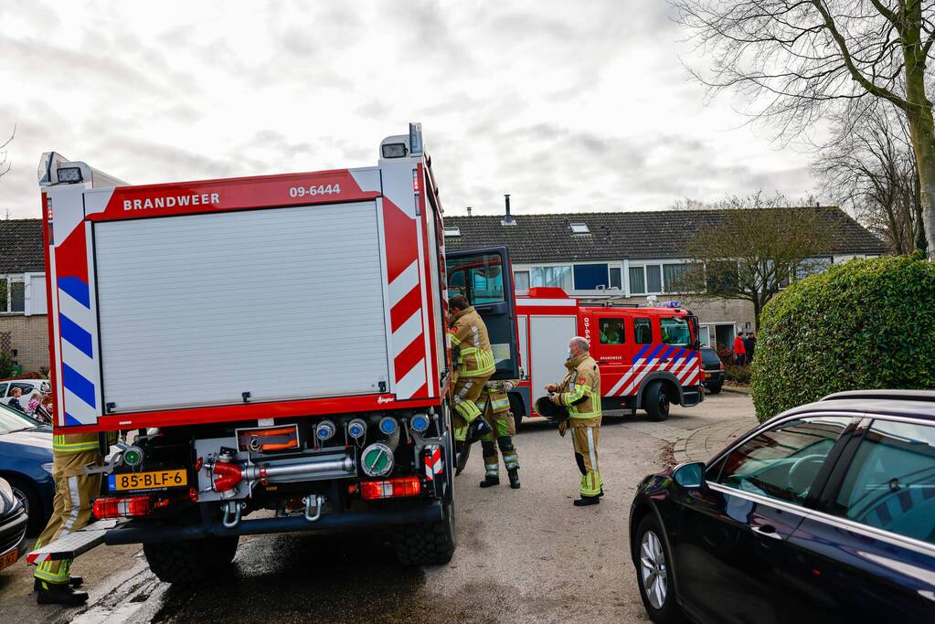 Brand in schoorsteen
