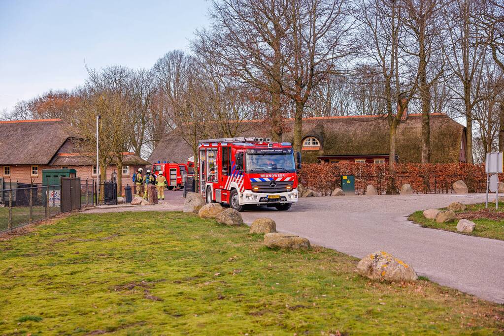 Voorbijgangers zien vonkenregen uit schoorsteen