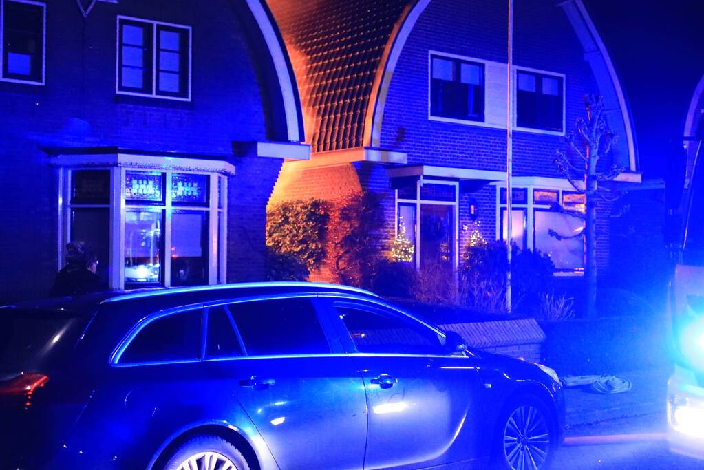 Enorme vlammen bij brand in schuur