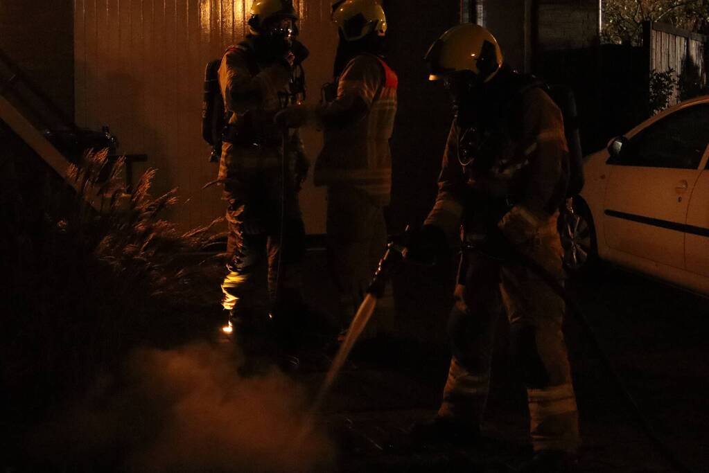 Schoorsteenbrand in woning