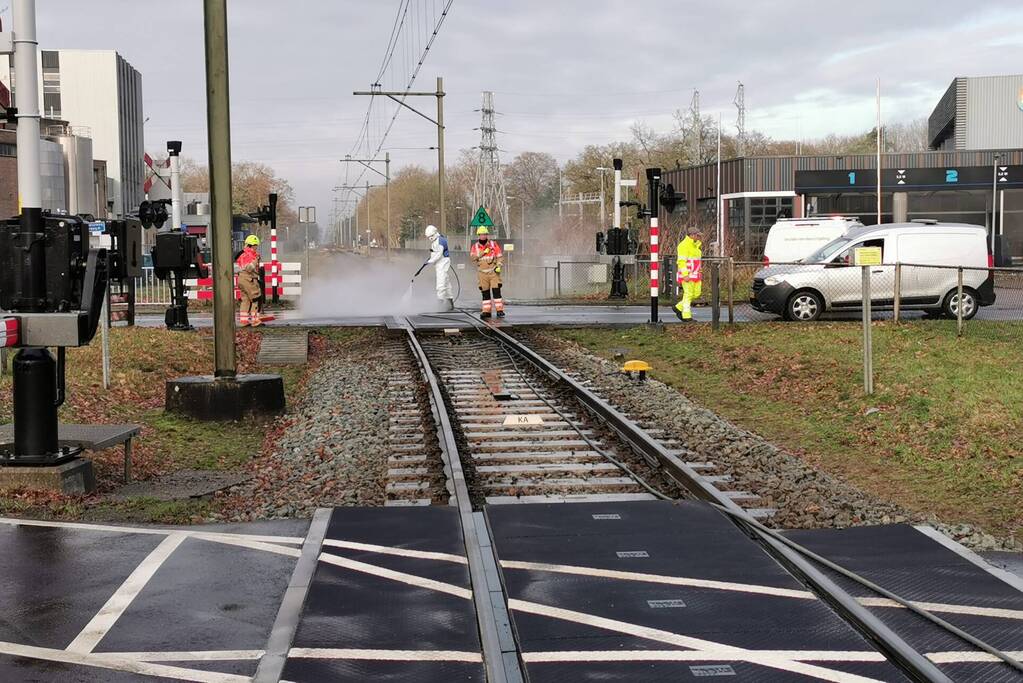 Weggebruikers duwen spoorboom omhoog bij storing