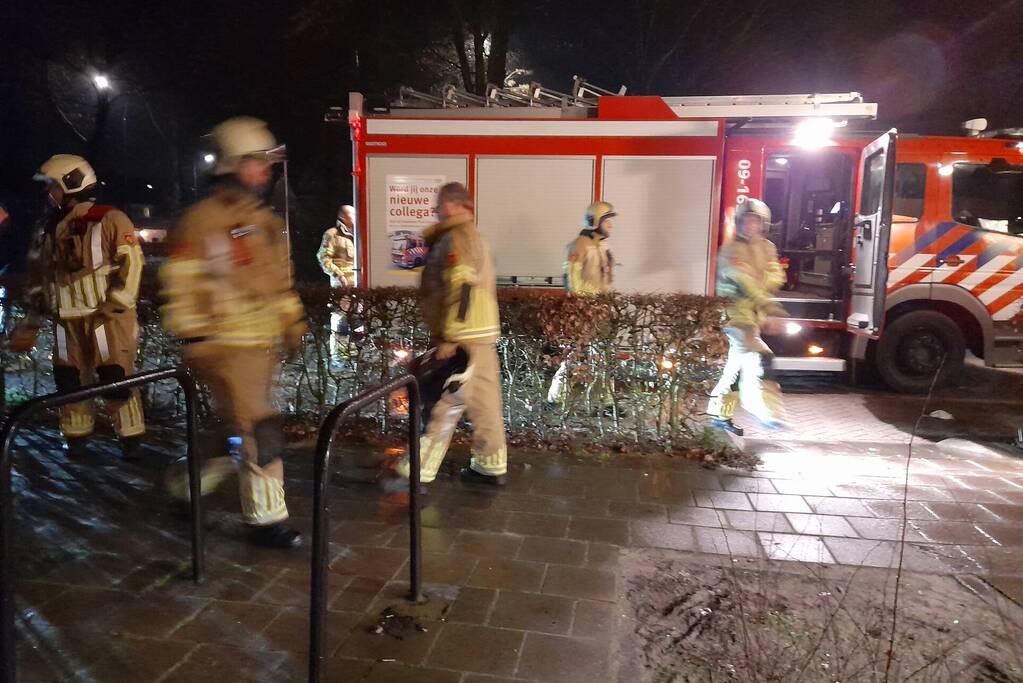 Brandweer treft vandalisme aan tijdens het zoeken naar containerbrand