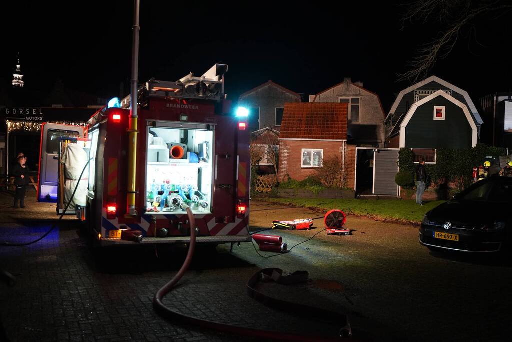 Brandweer ingezet voor brand in woning