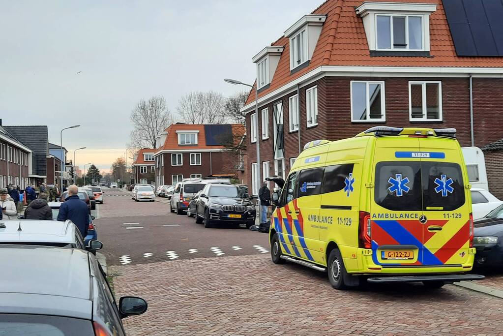 Straat afgezet na incident