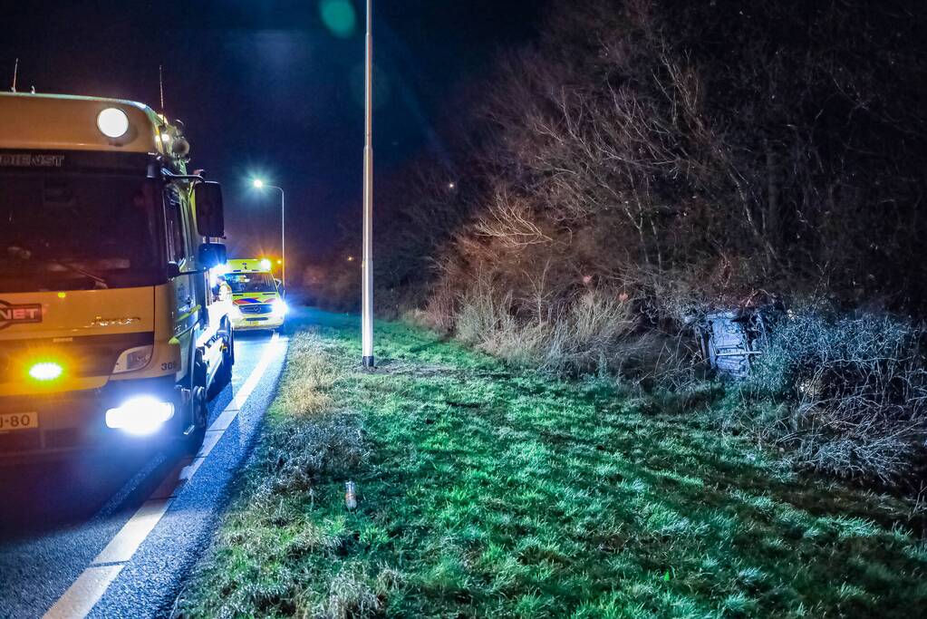 Twee ongevallen op snelweg