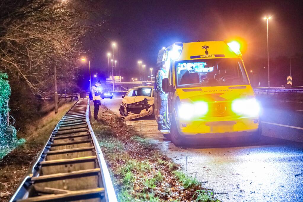 Twee ongevallen op snelweg