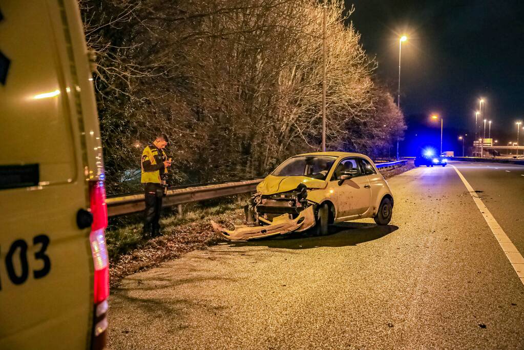 Twee ongevallen op snelweg