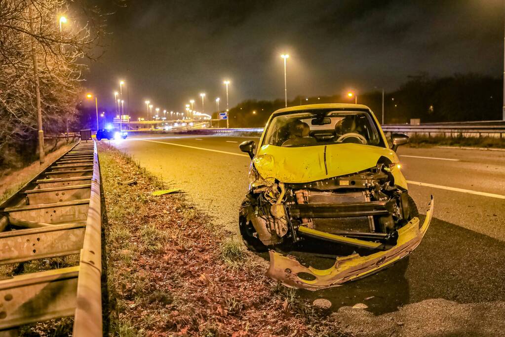 Twee ongevallen op snelweg
