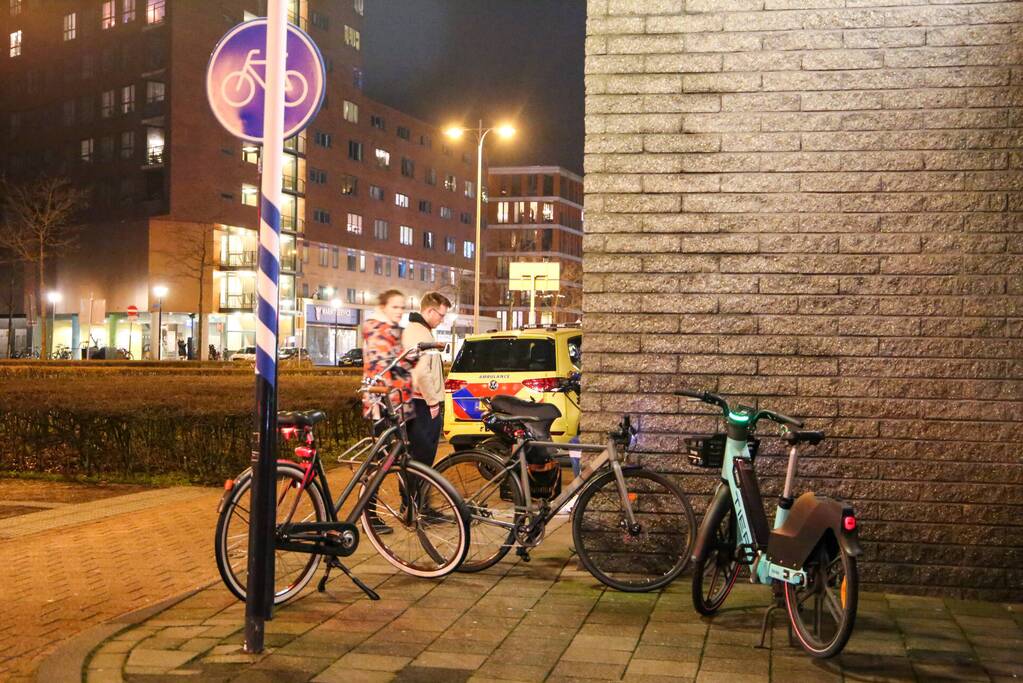 Ongeval tussen snorfietser en twee fietsers