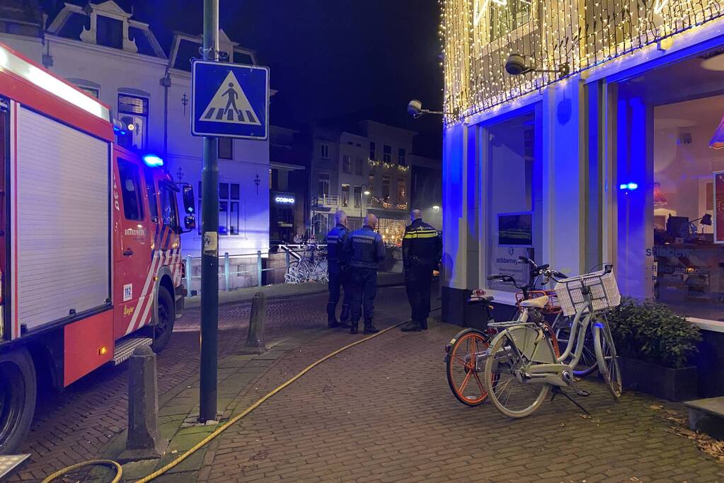 Piaggio brommobiel uitgebrand