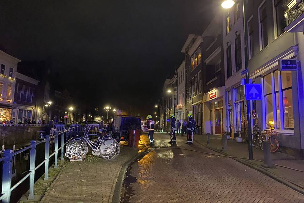 Piaggio brommobiel uitgebrand