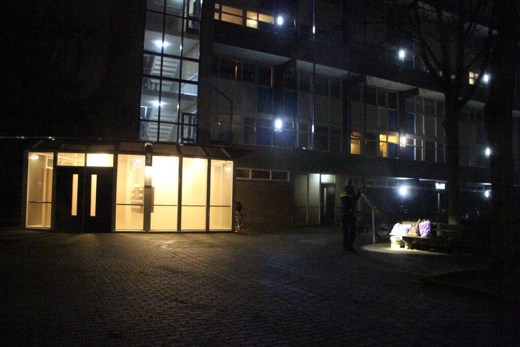 Flat ontruimd door brand in kelder