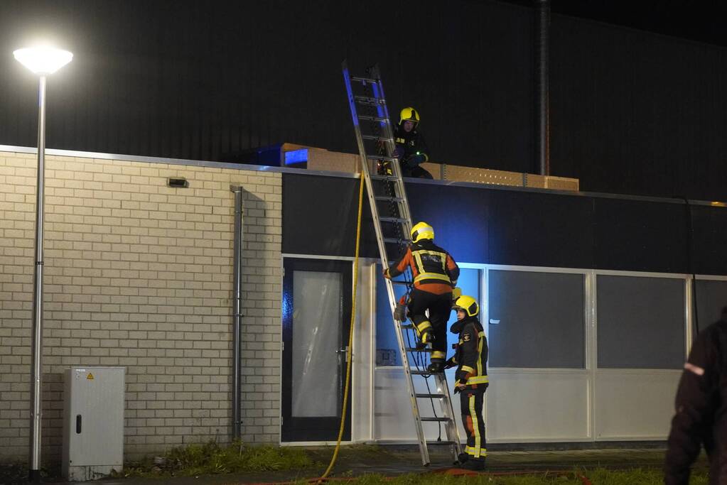 Grote brand in Sportzaal De Meerkoet