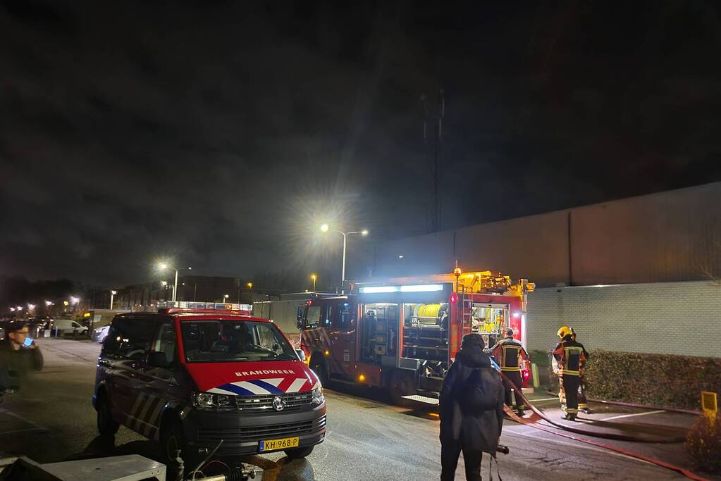 Grote brand in Sportzaal De Meerkoet