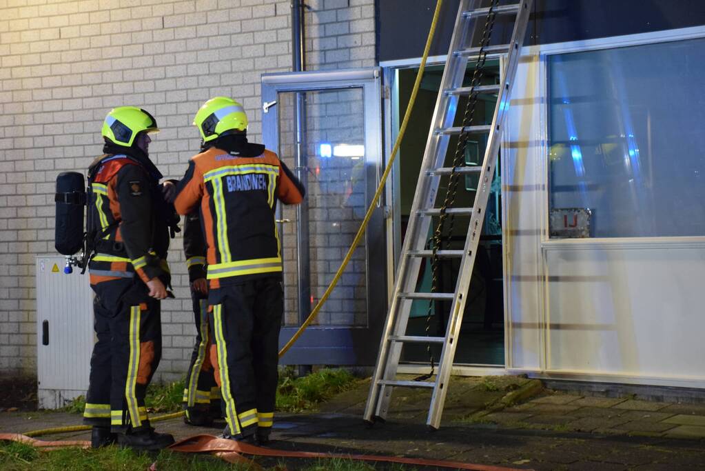 Grote brand in Sportzaal De Meerkoet