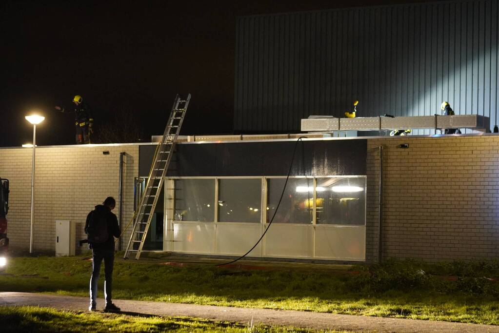 Grote brand in Sportzaal De Meerkoet