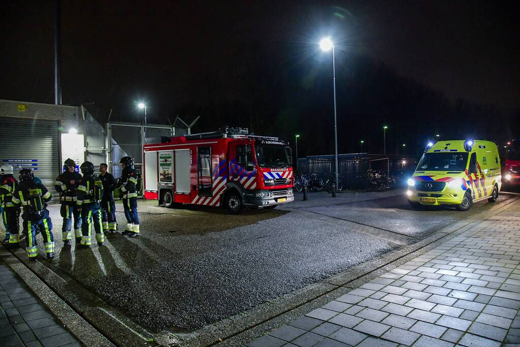 Brand in cel tbs-kliniek