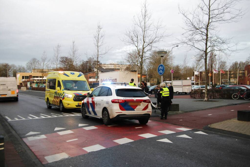 Fietser gewond bij aanrijding met auto