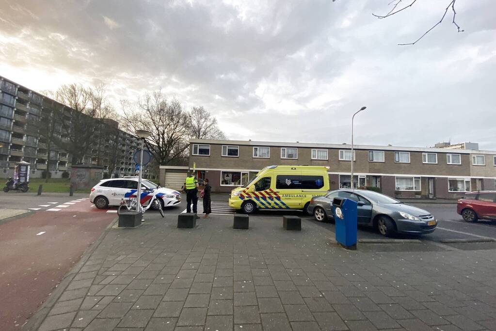 Fietser gewond bij aanrijding met auto