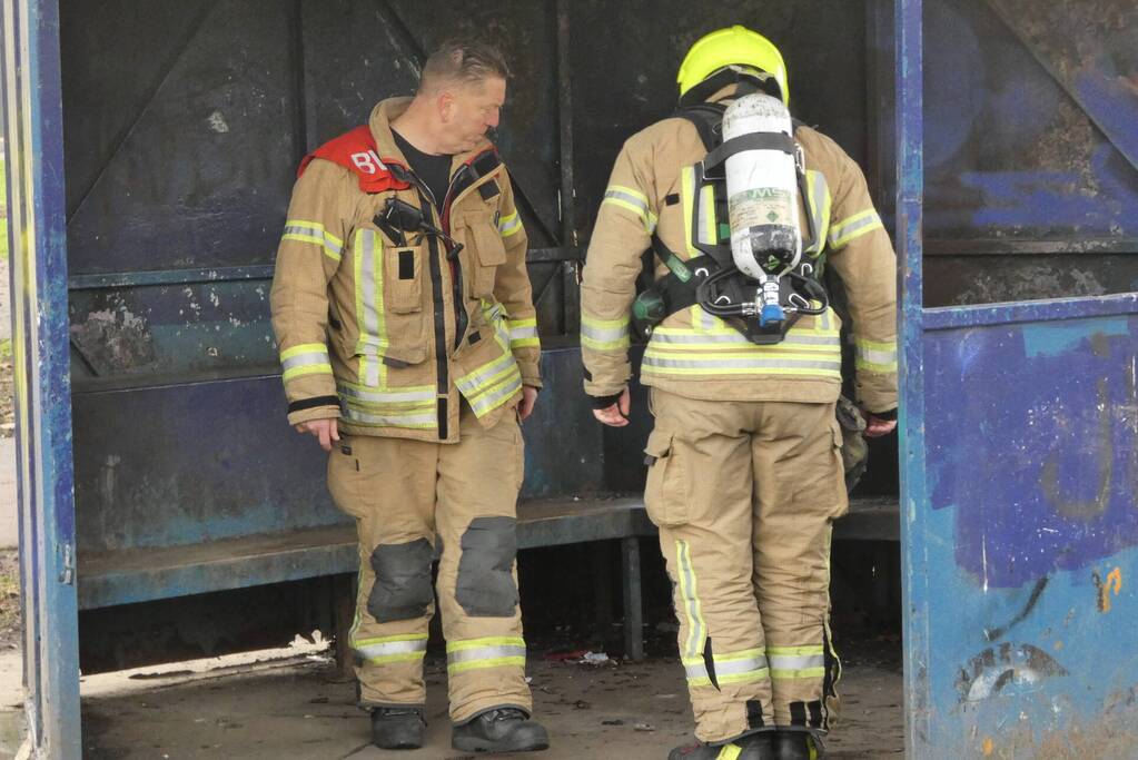 Brand gesticht in jongerenhok