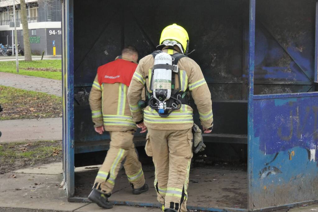 Brand gesticht in jongerenhok