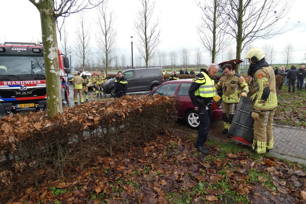 Veel rookontwikkeling bij brand