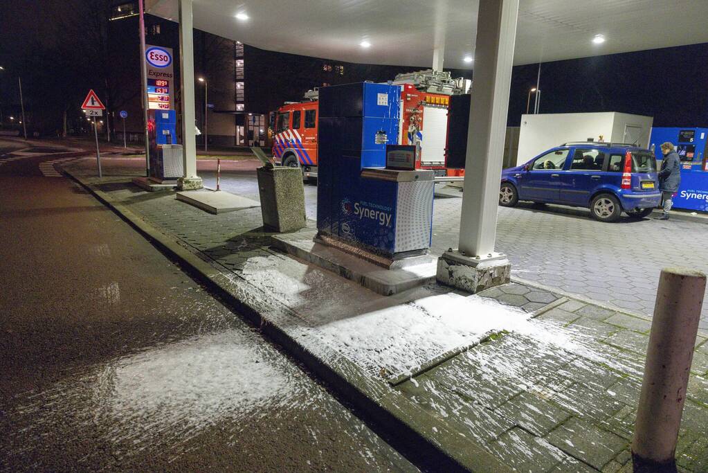 Brandstoflekkage schoongemaakt door brandweer