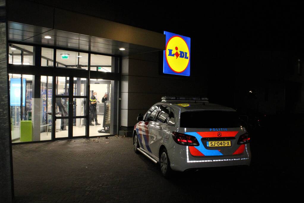 Lidl supermarkt overvallen door man
