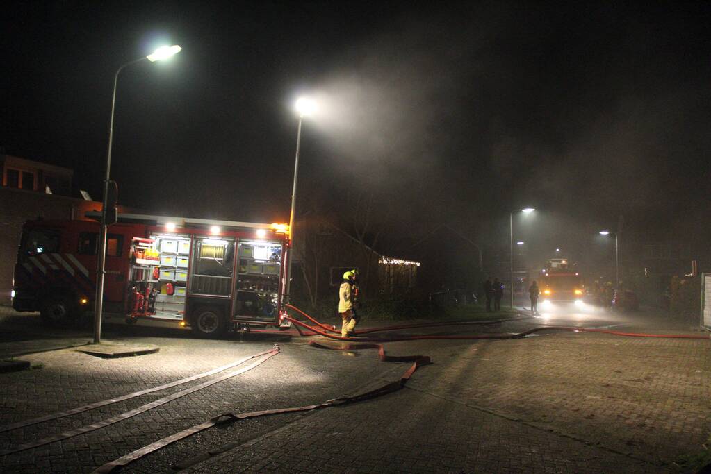 Veel rookontwikkeling bij brand in voormalig eetcafé 'T Tramhuys