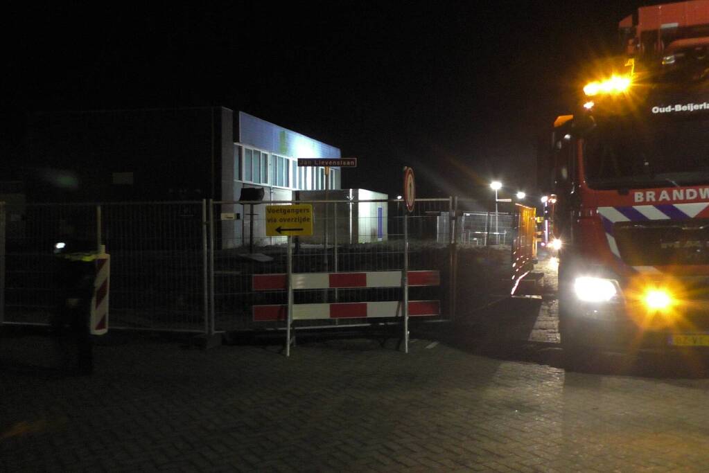 Brand ontstaan in een leegstaand pand